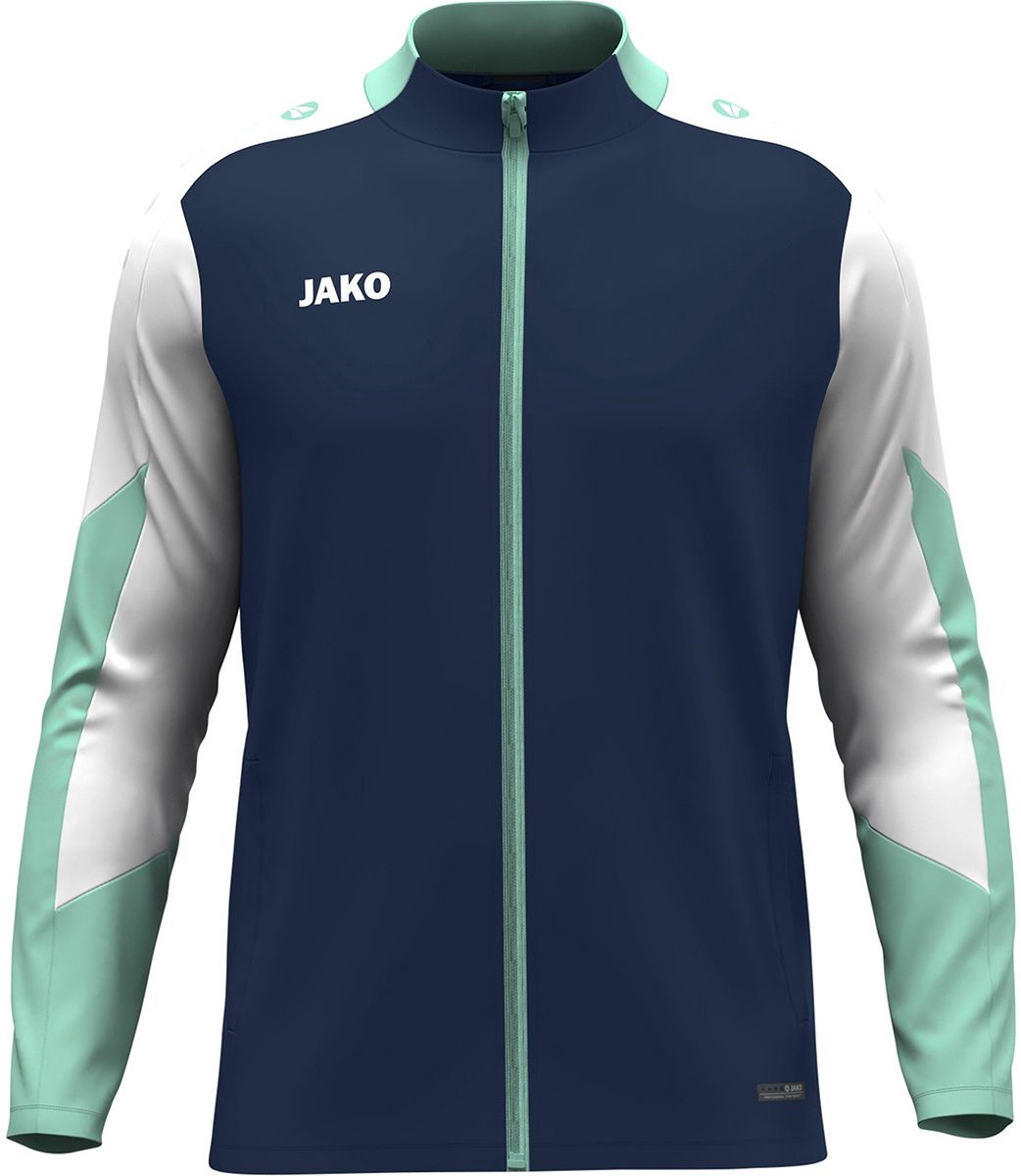 Jako Dynamic Polyestervest Heren - Marine / Wit / Munt | Maat: M