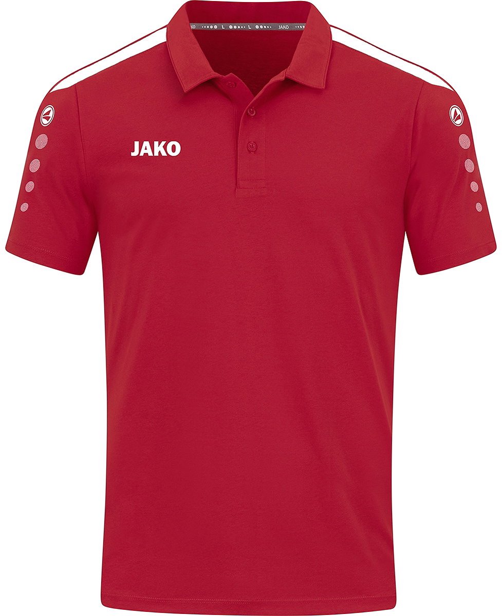 JAKO Power Polo Rood Maat 3XL