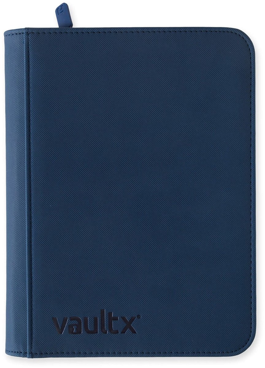 Vault X 4-Pocket Exo-Tec® Zip Binder - Verzamelmap - 160 Kaarten/Blauw