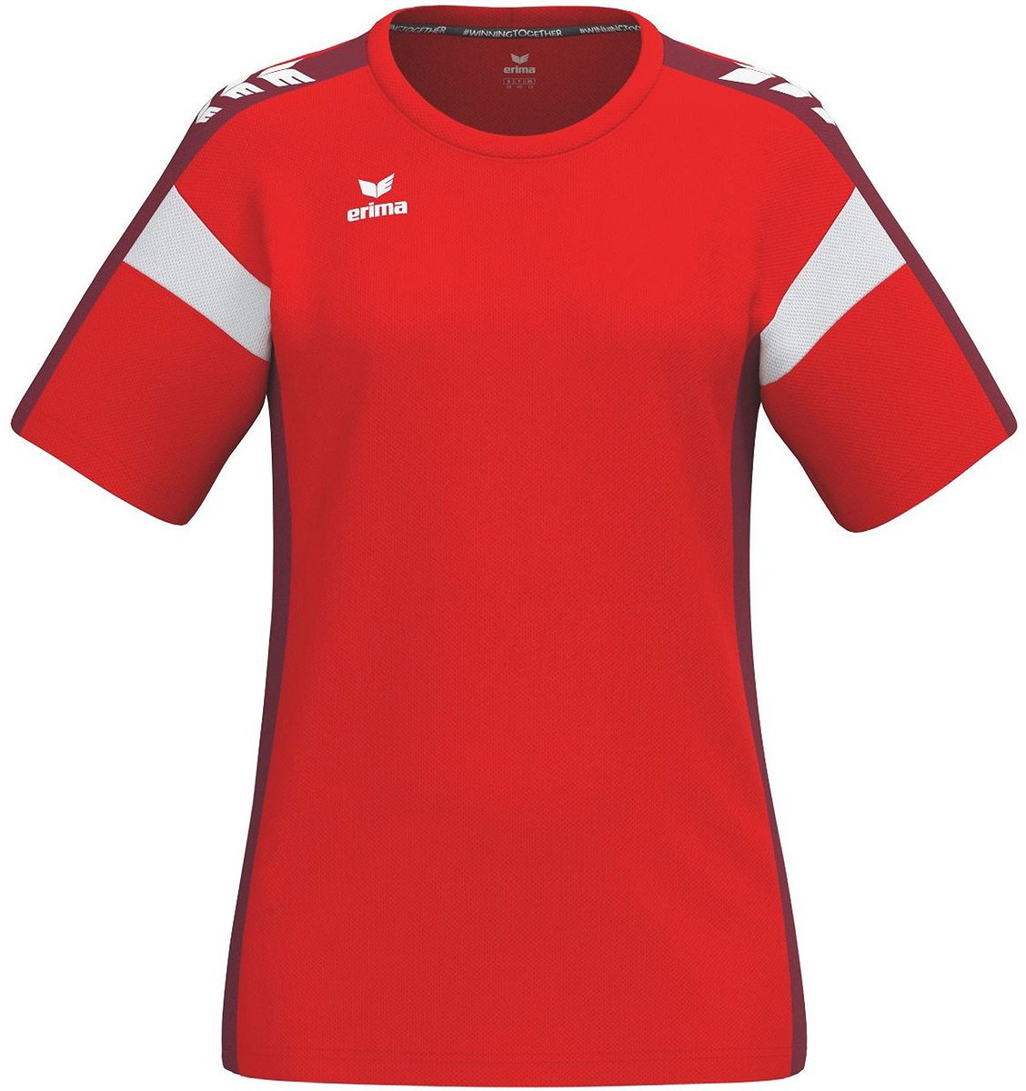 Erima Celebrate 125 T-Shirt Dames - Rood / New Bordeaux | Maat: 40