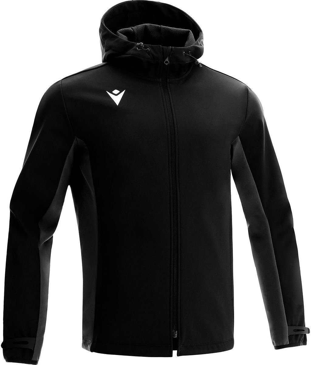 Macron Himalaya Softshell Jack Heren - Zwart / Antraciet | Maat: M