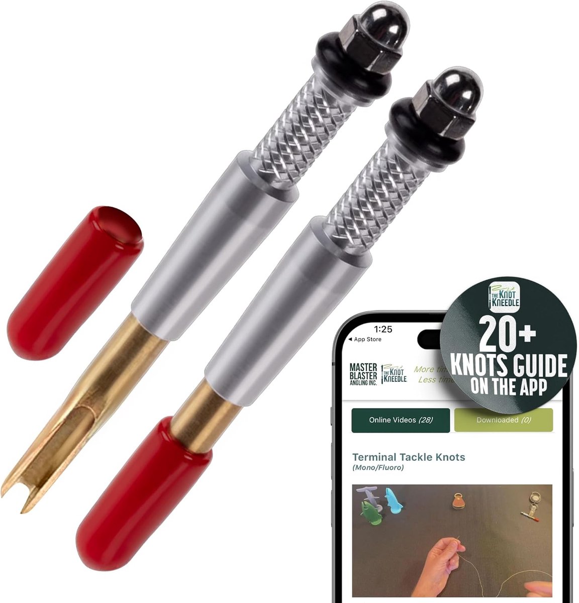Vis Knoop Tool - Knoop Binder - Vissen Knoop Maken - Snel en Makkelijk - Twee Stuks