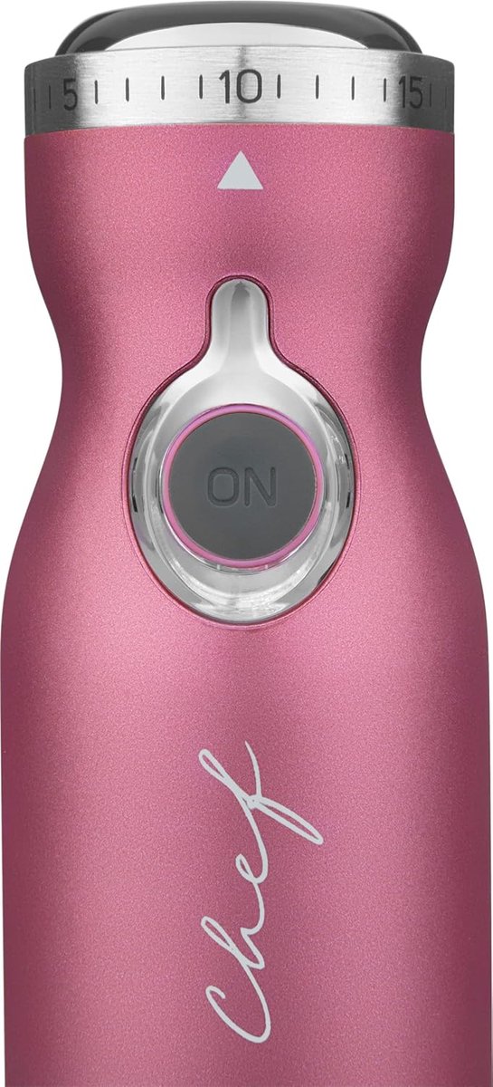 Staafmixer Krachtig - Handmixer Blender - Keukenwerk - 20 Snelheden Instelbaar - 800ml Kan - Roze — afbeelding 5