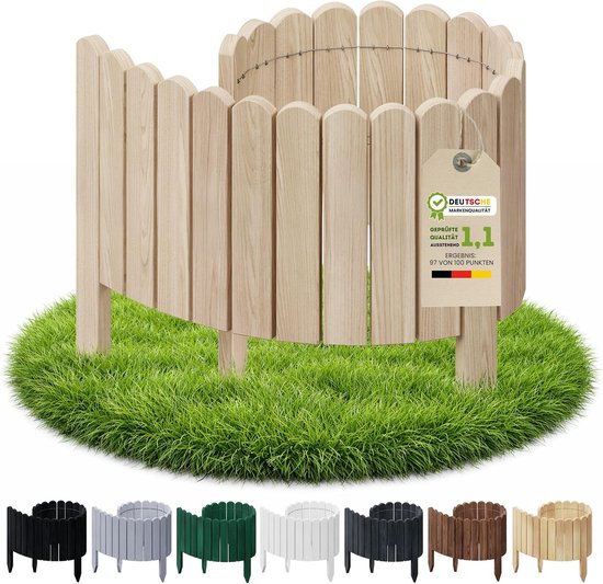 EXCOLO Gazonrand – Sinusvorm – Groen – 9 Meter Lang, 30 Cm Hoog – Geschikt Als Perk- En Padbegrenzing