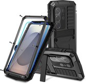 Convient pourShockproof Heavy Duty Metal Stand Case Cover for Convient pour Samsung Galaxy S26 Plus Ultra