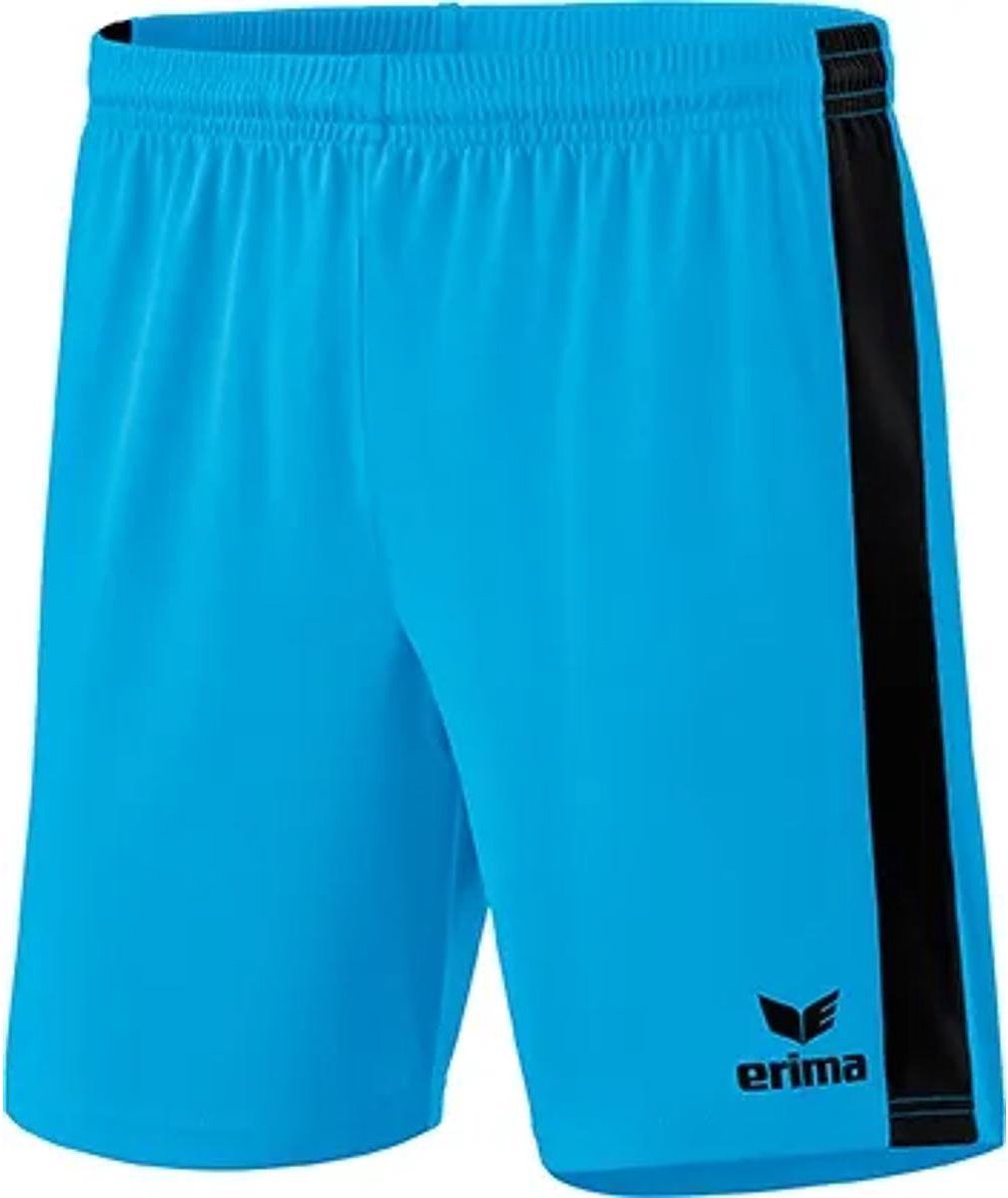 Erima Retro Star Short Kinderen - Curaçao / Zwart | Maat: 116