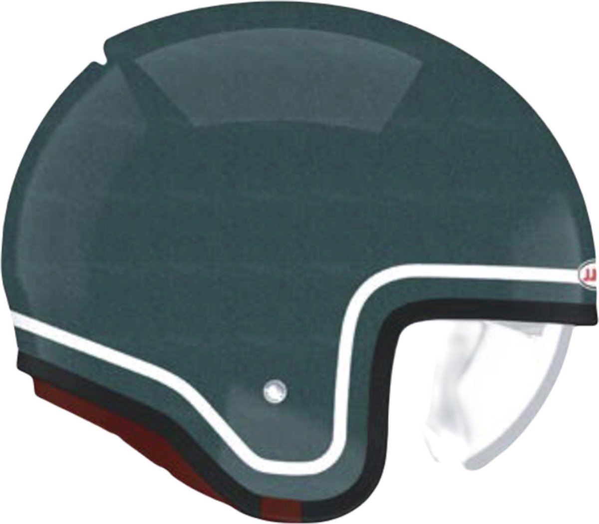 Bell TX501 Classic Petrol Wit Jethelm - Helm