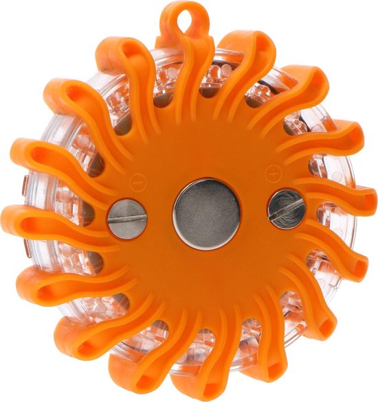 AOJO 2 STUKS Draadloze LED Waarschuwingslicht Oranje met Magneet, Voertuig Nood Knipperlichten, E-markering Goedkeuring, Waterdicht, Oplaadbaar AOJO 2 STUKS Draadloze LED Waarschuwingslicht Oranje met Magneet, Voertuig Nood Knipperlichten, E-markering Goedkeuring, Waterdicht, Oplaadbaar