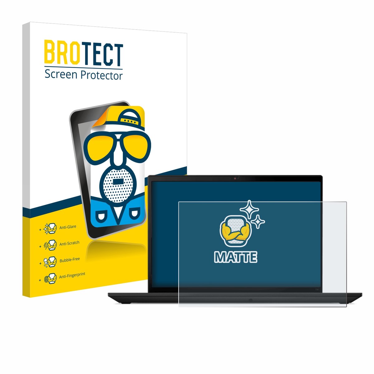 BROTECT - Screenprotector voor Lenovo ThinkPad T16 Gen 2 - Folie Beschermfolie matte