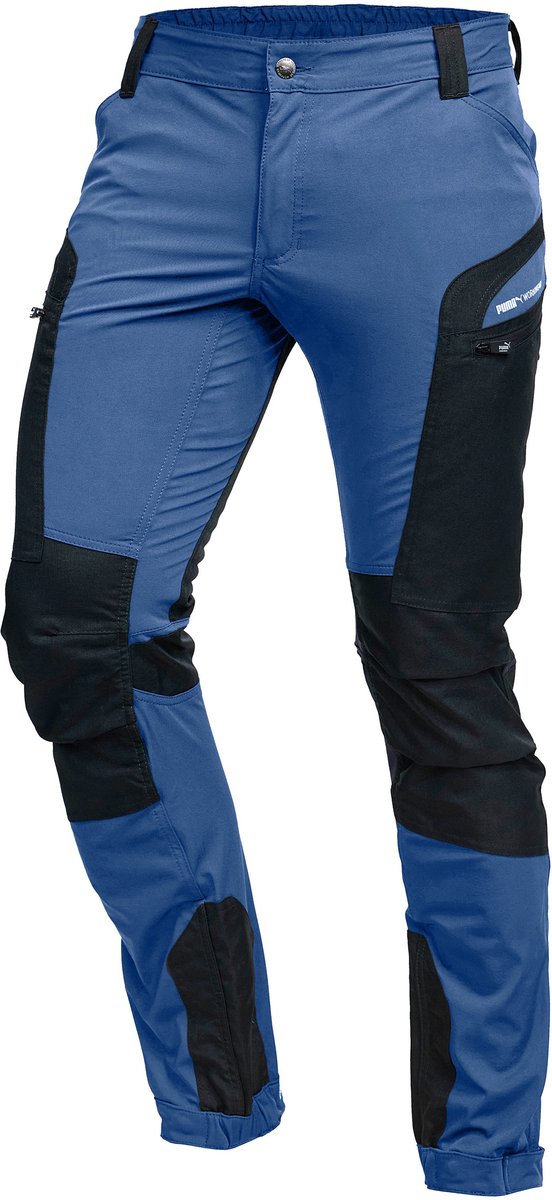 PUMA Workwear Pro One Outdoorbroek heren – wandelbroek & werkbroek – stretch versterkt nylon – verstelbaar – Sky – 3XL Blauw