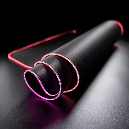 XXL Muismat - Gaming Muismat - PC Gaming - RGB Verlichting - 90cm Breed - Zwart — afbeelding 4