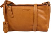 Burkely Just Jolie Double Zip Crossbody Bag - Tas - Volwassenen - Cognac
