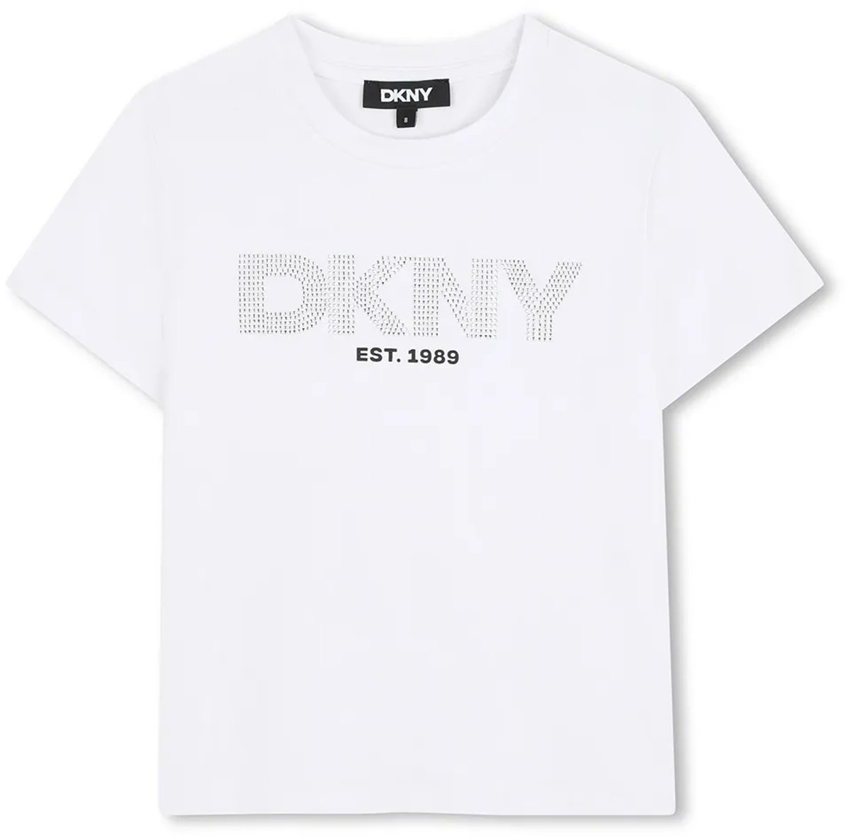Dkny D62619 T-shirt Met Korte Mouwen Wit 16 Years Meisje