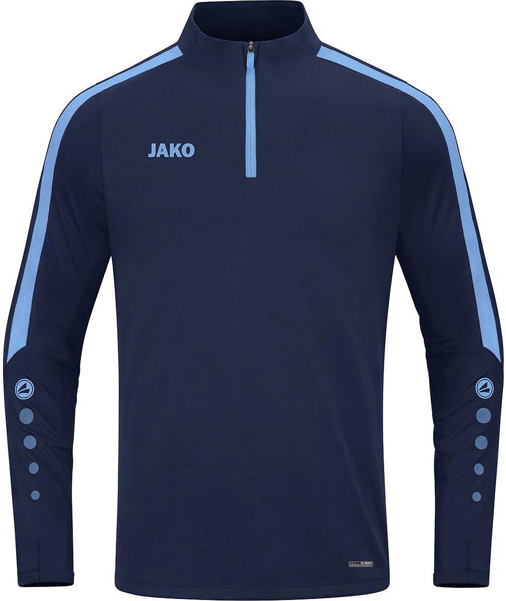 Jako Power Ziptop Heren - Marine / Hemelsblauw | Maat: XL