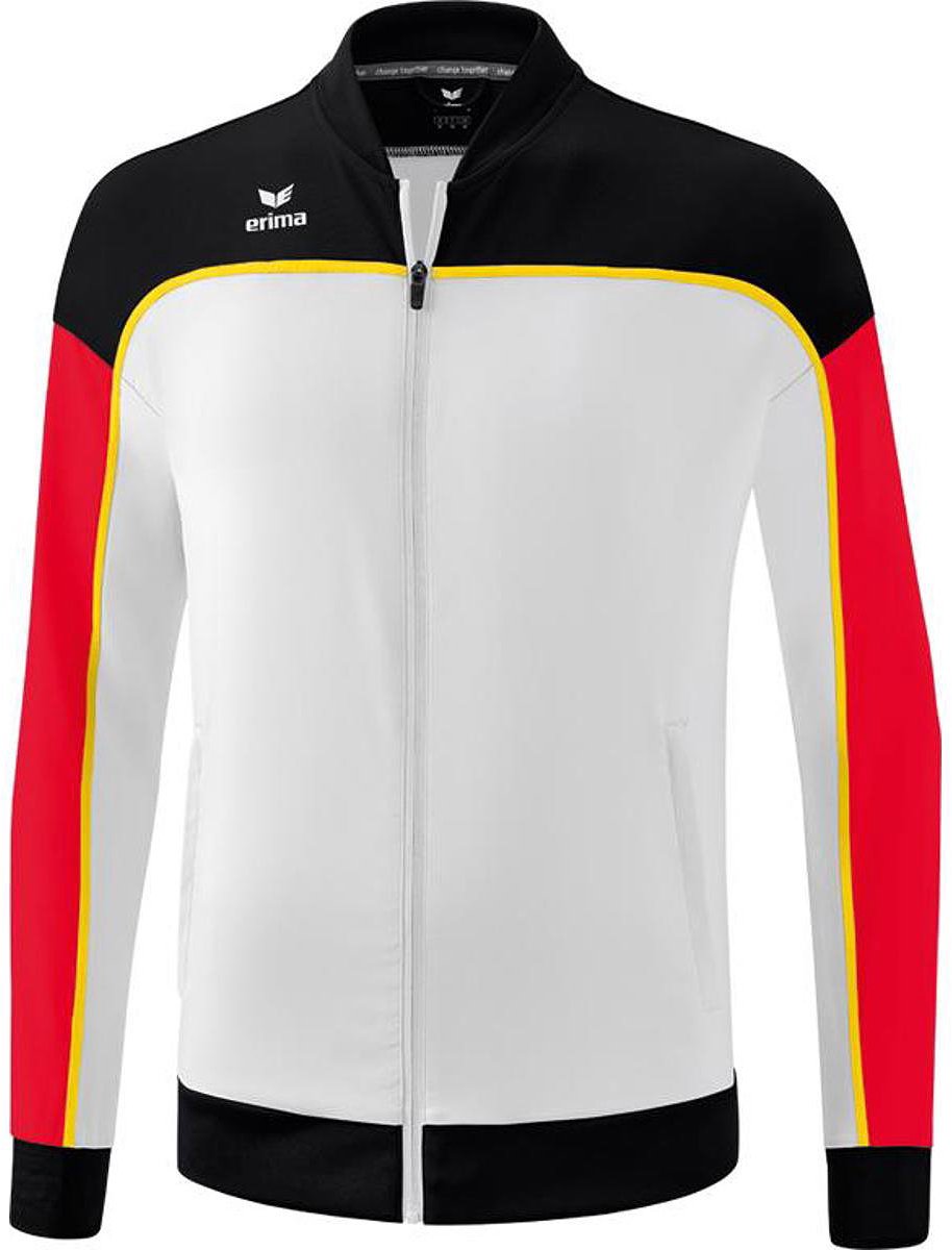 Erima Change Presentatiejack Kinderen - Wit / Zwart / Rood | Maat: 164
