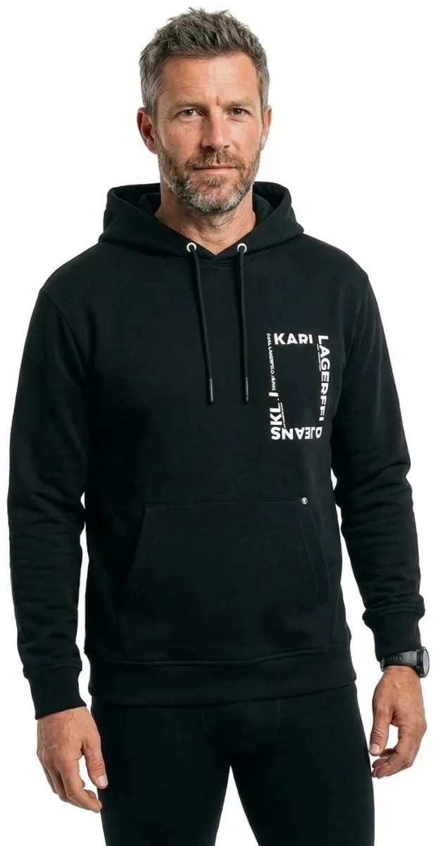Karl Lagerfeld Jeans B2m20028 Regular Fit Hoodie Zwart S Man