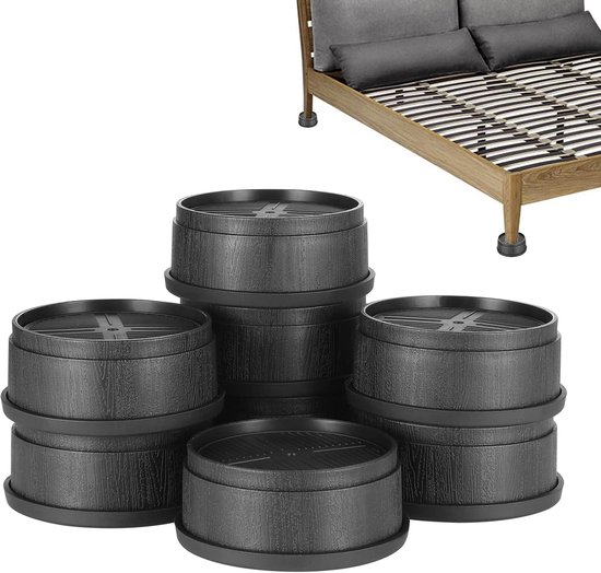 8PCS Heavy Duty Stackable Bed Lifts - Risers 1.5