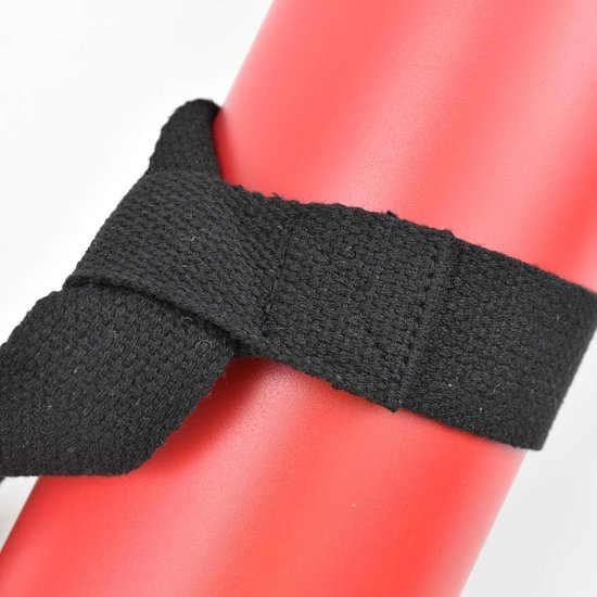 Yoga Mat Strap - Draagriem - Verstelbaar - Duurzaam - Voor Pilates - Aerobics - Buiten - Sportmatten - Geschikt voor Alle Matformaten - Zwart — afbeelding 2