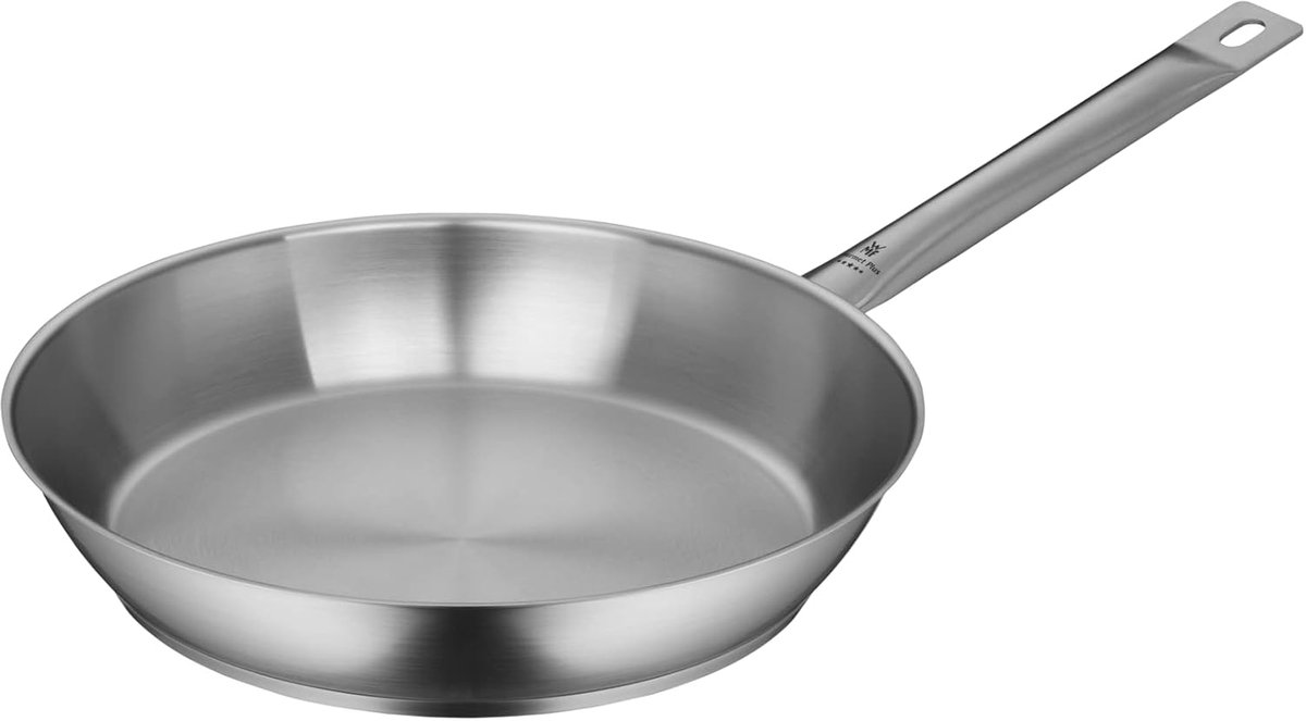 Koekenpan - Koekenpan RVS - Alle Warmtebronnen - Brede Schenkrand - 28 cm - Roestvrij staal