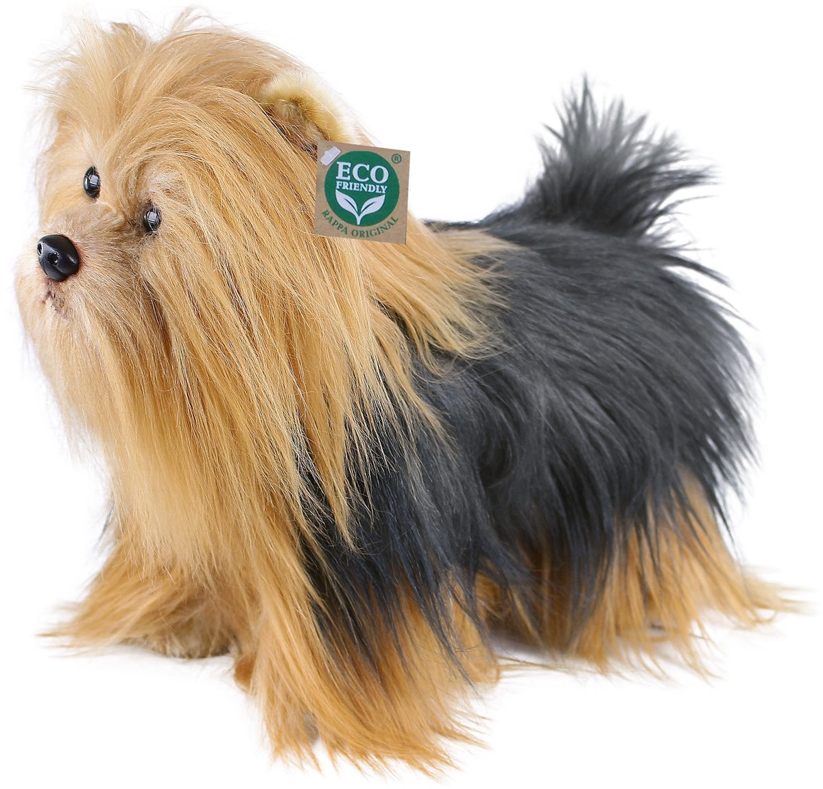 Rappa Eco Friendly Serie - Pluchen Yorkshire Hond - 30 cm - Zacht Pluche - Eco Vriendelijk