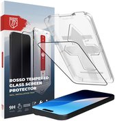 Protecteur d'écran Rosso adapté à Apple iPhone 16 | Verre trempé 9H | Verre trempé | Verre de protection | Lame de verre | Case Friendly | Avec plateau d'installation | Montage facile