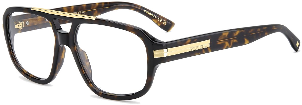 Dsquared2 D2 0199 Havana 56/16/145 MAN Brilmonturen