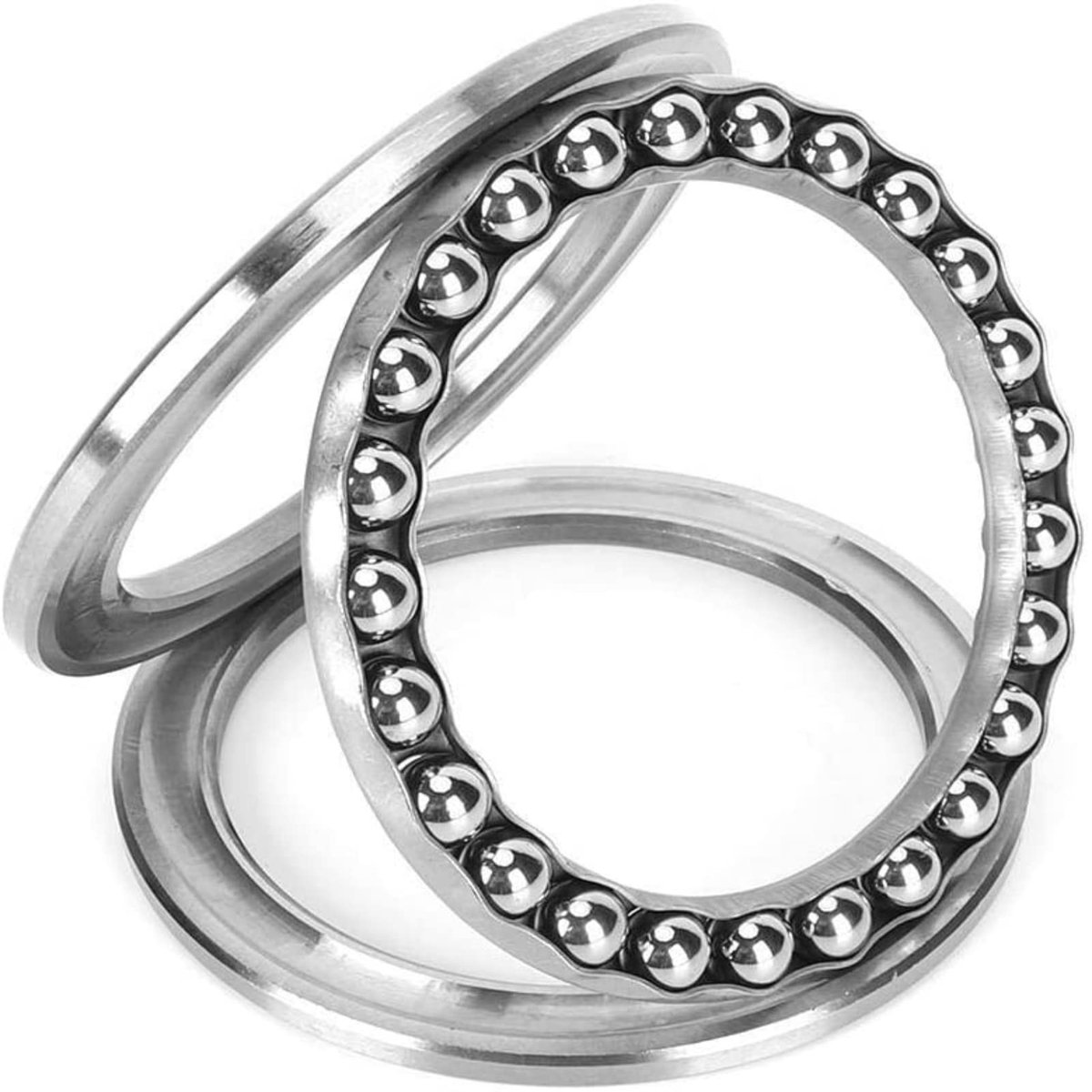 51116 Axiale Schoklager 80mm x 105mm x 19mm, Roestvrij Stalen Ball Bearing, Hoge Belastingcapaciteit, Sealed/Dustproof