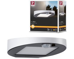 Paulmann Solar LED-wandarmatuur voor buiten Ryse Bewegingsmelder IP44 3000K 30lm Wit