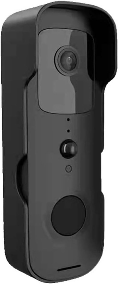 Slimme Videodeurbel - WiFi Intercom - Veilige Toegang - Tweeweg Audio - 1080P Opname - Zwart