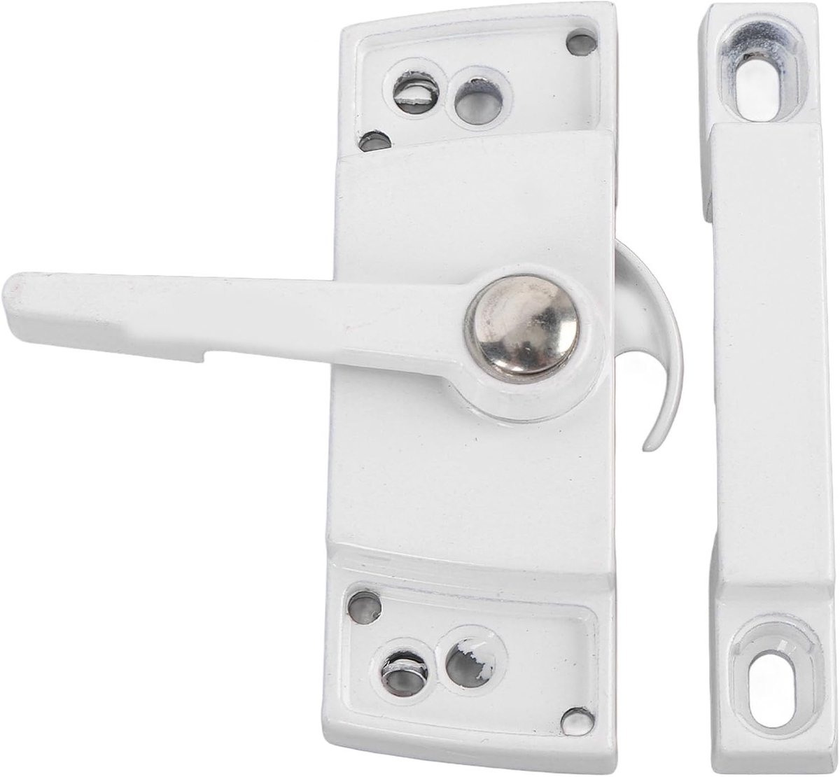 Raamsluiting - Schuifraamslot Veiligheidssluiting - Huis Beveiligen - Anti-inbraak Ontwerp - 2 Sets - Wit