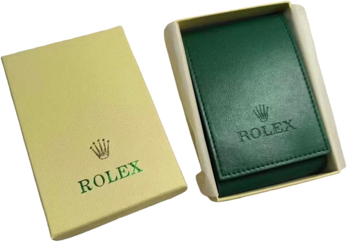 Reis Etui - Horloge Opberger - Veilig Vervoeren - Zachte Voering - 12.5x7.5x3.5cm - Donkergroen