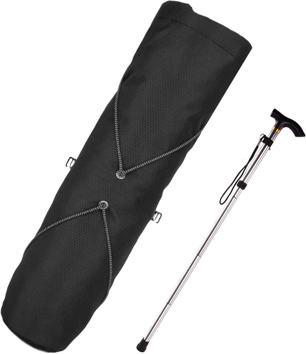 Wandelstokken Koker - Opbergtas Houder - Outdoor Activiteiten - Waterdicht Opvouwbaar - 45 x 8 cm