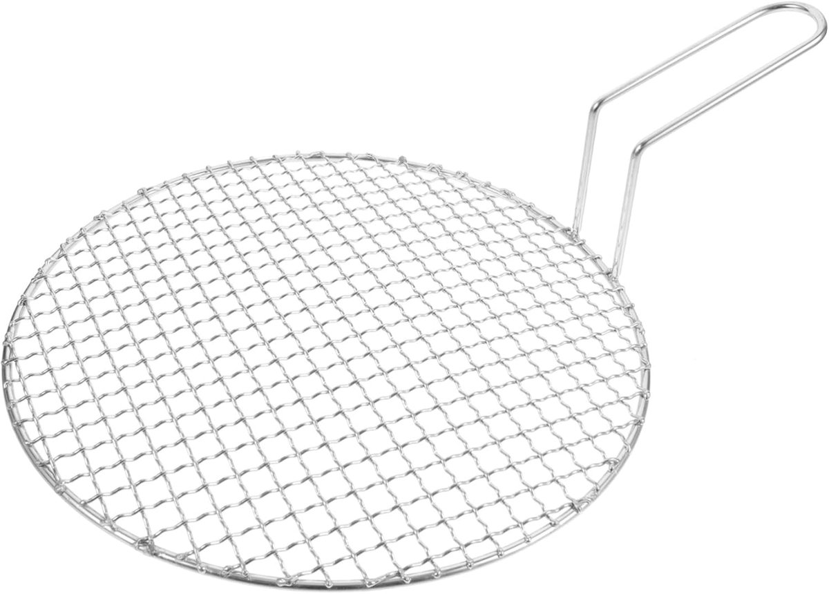 Grillmat - Roestvrijstaal Mat - Buiten Koken - Multifunctioneel Grillen - 40x30cm - Zilver