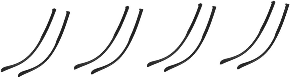 Brilpoten Set - Universele Vervanging - Comfortabel Dragen - Versterkte Duurzaamheid - 138 cm Lengte - Zwart