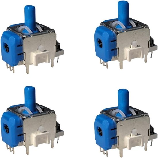 Joystick Vervanging - Analoge Stick - Controller Reparatie - Elektromagnetisch Anti-Drift - 2 Stuks - Zwart — afbeelding 3