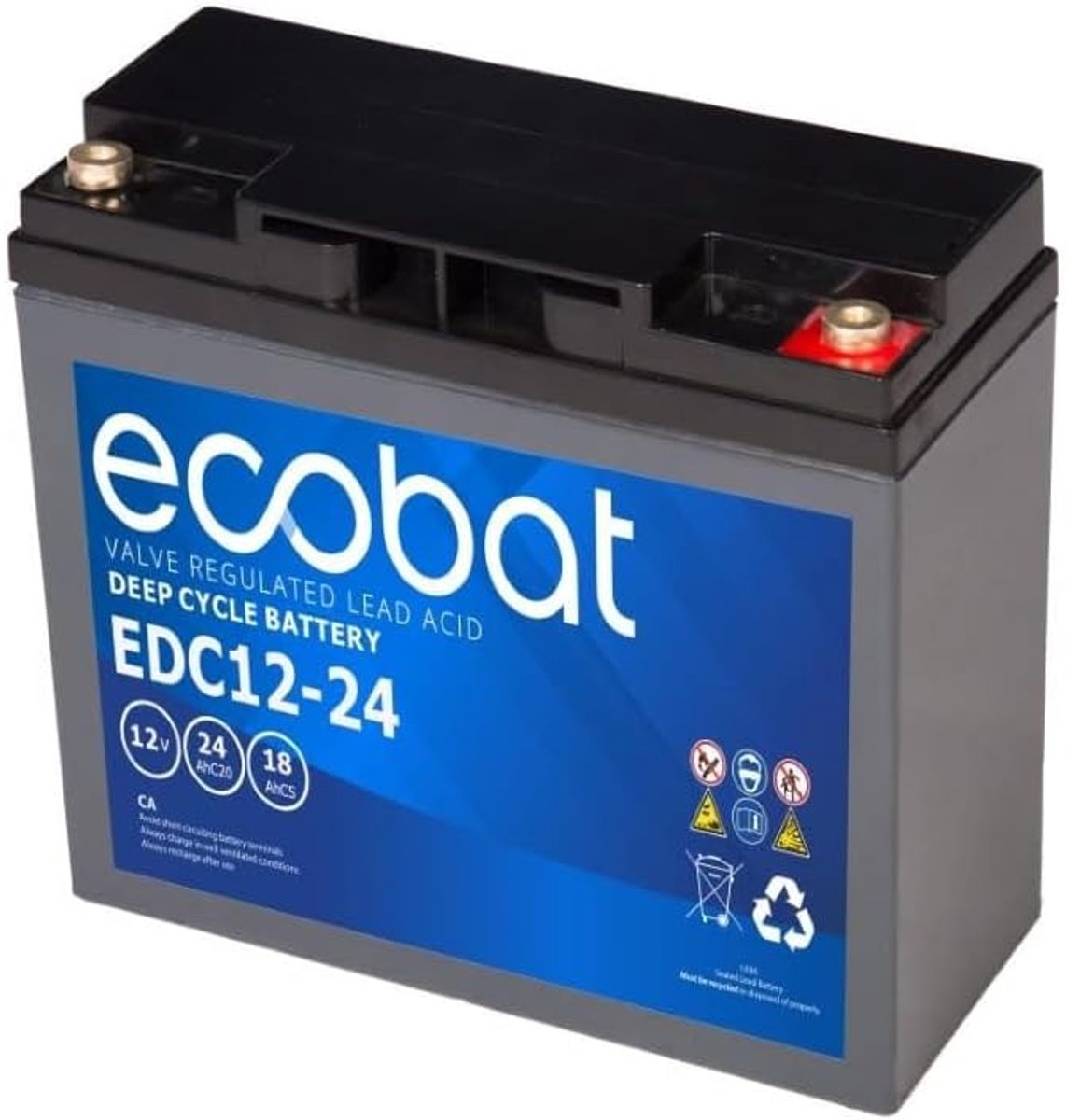 AGM Accu - Scootmobiel Batterij - Mobiliteit Ondersteuning - Diepe Ontlading Bestendig - 24 Ah