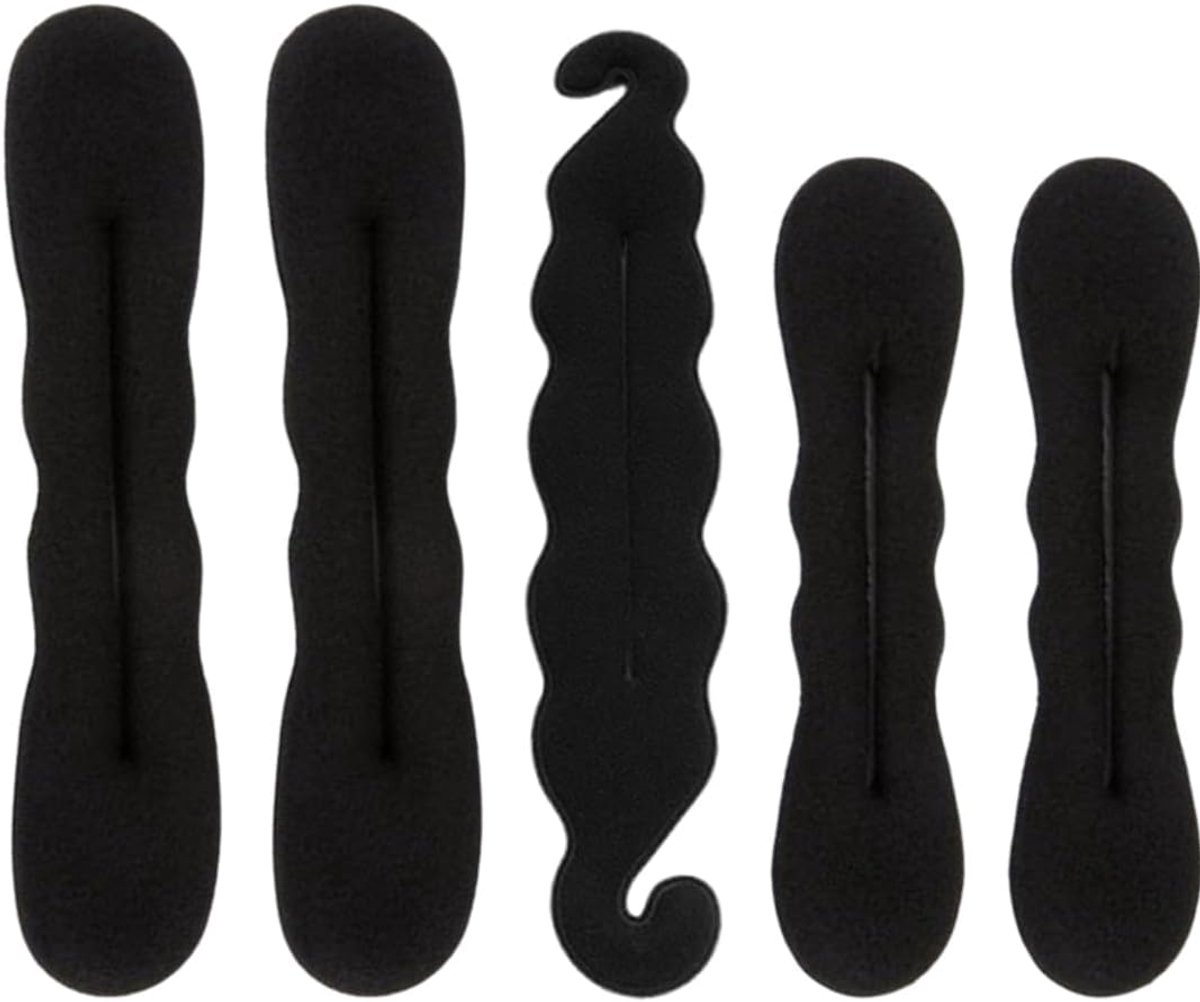 Haarstyling Donut - Knot Maker Set - Snel Kapsel Maken - Flexibel Materiaal - 5 Stuks