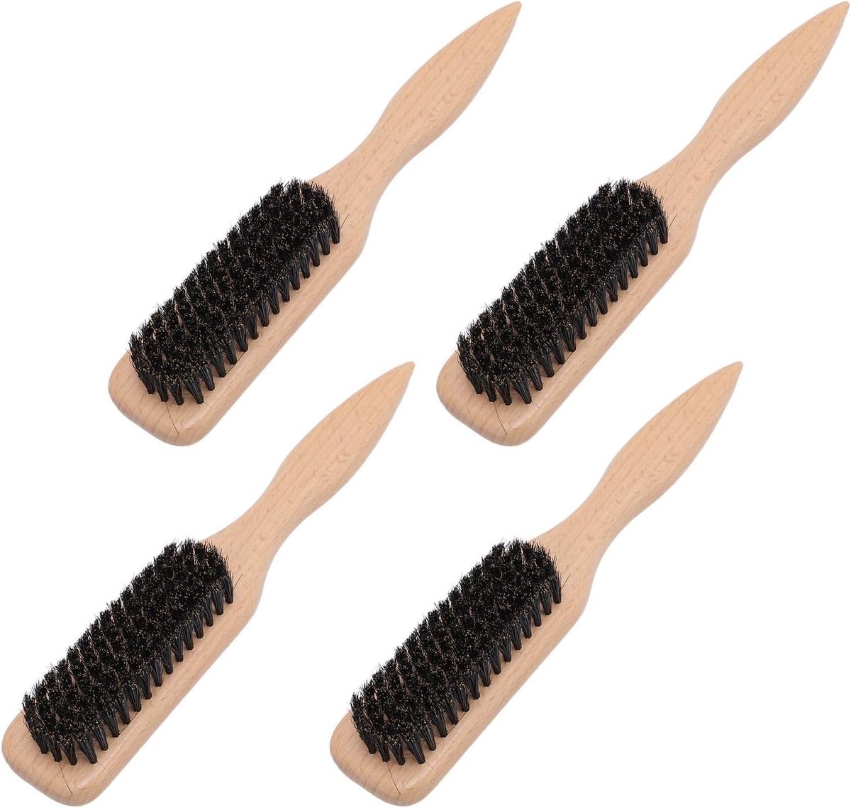 Baardborstel Mannen - Grooming Borstel - Baard Stijlen - Houten Handvat