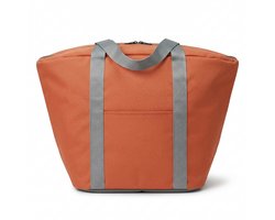 Lomera Koeltas - Koeltas Oranje - Koeltas met Rits - Koeltas met Voorvak - Koeltas Boodschappen - Boodschappentas Koeltas - Koeltas Picknick - Koeltas Strand - Koeltas Groot - Koeltasje