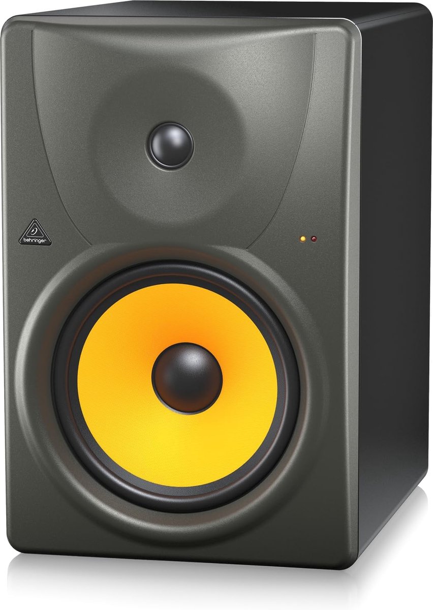 Studiomonitor Luidspreker - Referentie Monitor - Muziek Productie - Actief 2-Weg Ontwerp - 8 Inch Woofer - Zwart