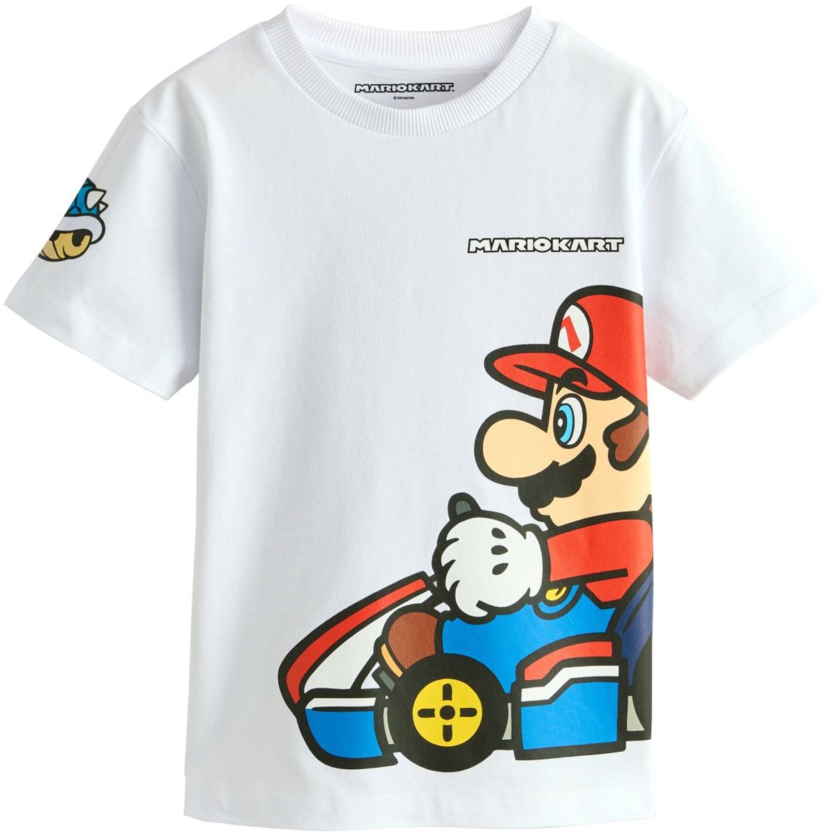 Next - Jongens - Mario Gaming T-shirt - Wit