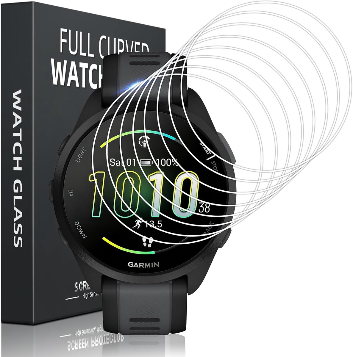 Display Beschermers - Screen Protectors - Smartwatch Bescherming - Gehard Glas - 8 Stuks