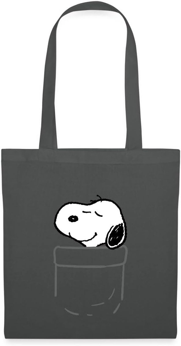 Stoffen Tas - Draagtas Canvas - Dagelijkse Boodschappen - 10 Liter Inhoud - 38 x 38 cm