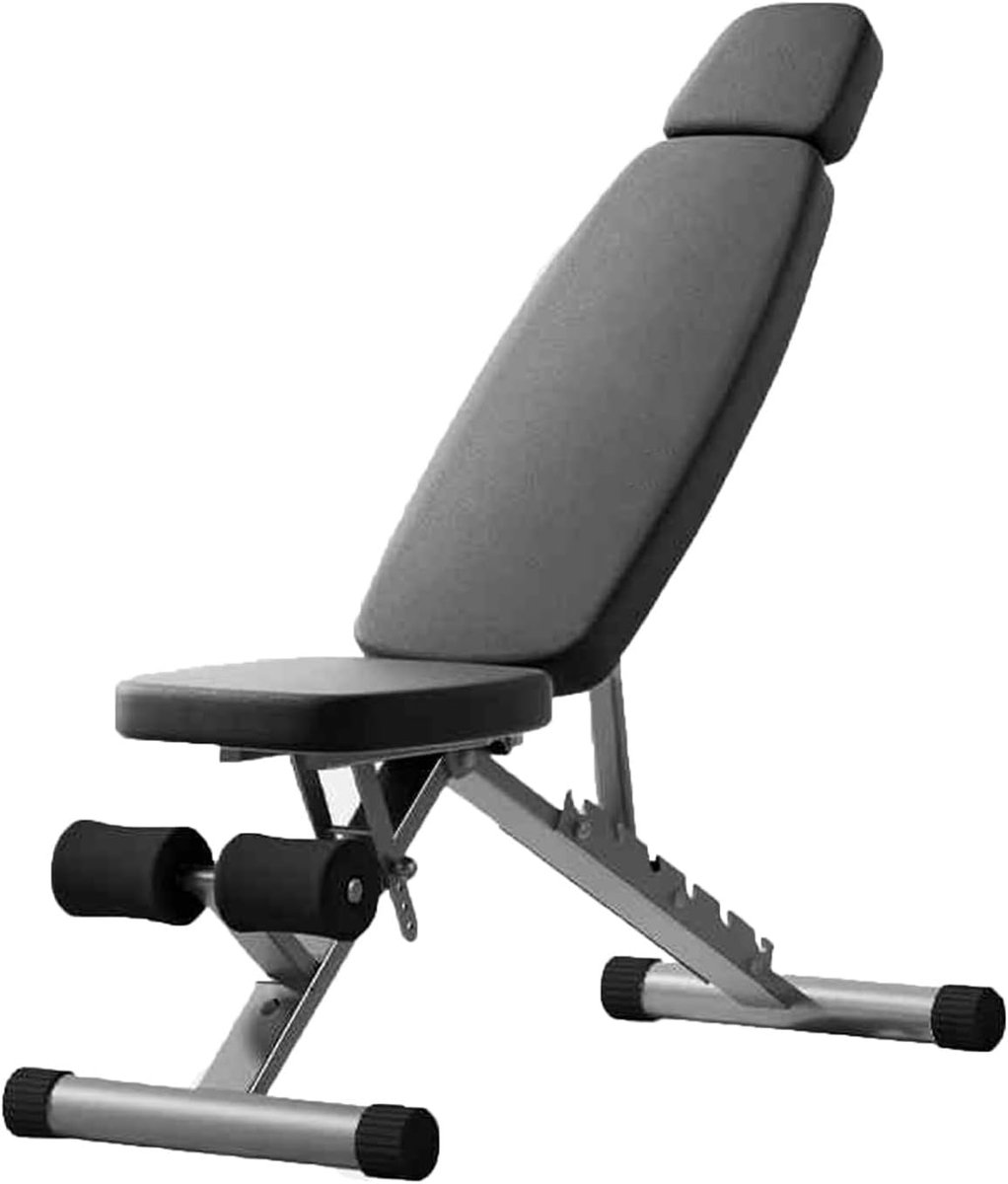 Halterbank Fitnessbed - Opvouwbaar Fitnessbed - Thuistraining Krachttraining - Verstelbaar Zadel - 400 Kg Belastbaar - Kleur 2