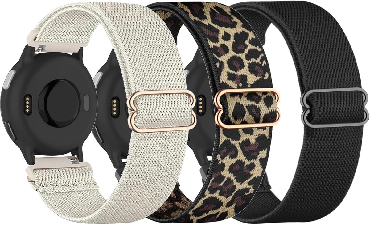 Elastische Armbanden - Nylon Bandjes - Dagelijks Gebruik - Set van 3 stuks - 20 mm Breedte