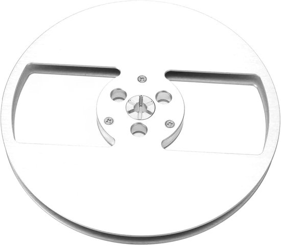Lege Haspel - Aluminium Spoel - Reel-to-Reel Audio - Lichtgewicht 184g - 7 Inch Diameter - Zilverkleurig — afbeelding 5