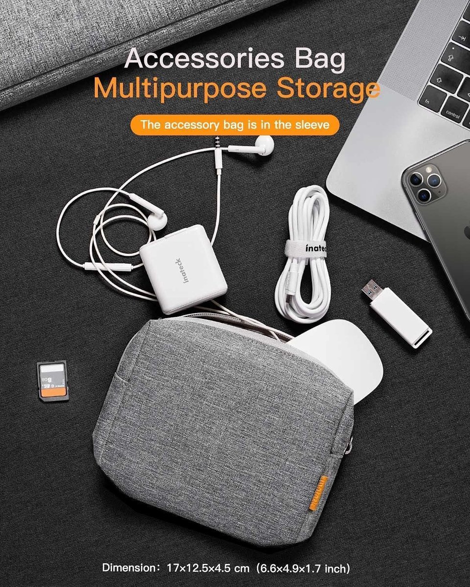 Originap Laptoptas, hoes, spatwaterdicht, compatibel met 15,6 inch notebook