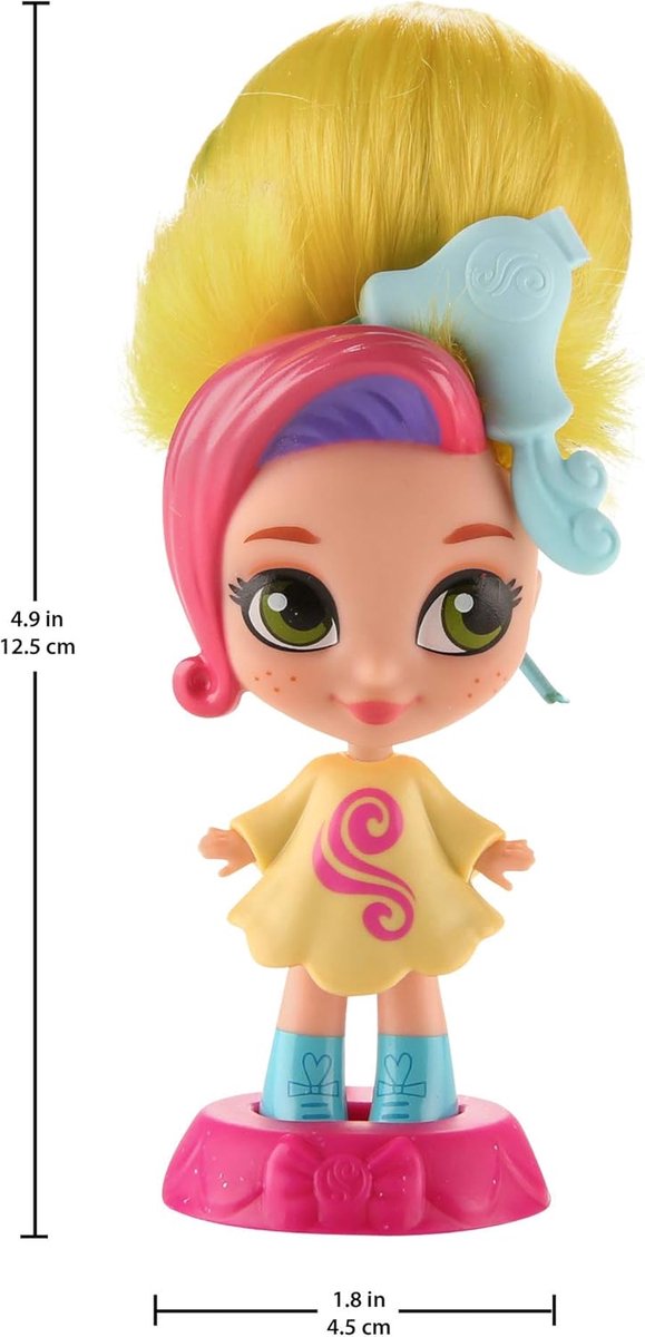 Meisjespop Sunny - Speelpop Vriendinnetje - Rollenspel - Compact Formaat - 13 cm — afbeelding 4