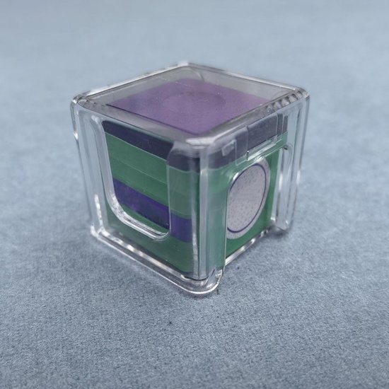 Krijthouder - Biljart Accessoire - Keu Onderhoud - Transparante Acryl Box - 32mm Buitendiameter — afbeelding 3