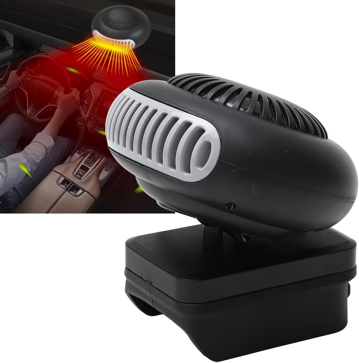 Ruimteverwarmer - Kleine Kachel - Bureau Verwarming - Instelbare Thermostaat - 170 Watt